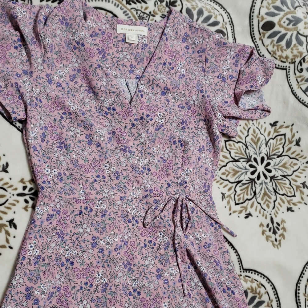 Floral Midi Dress in Pink by Madewell